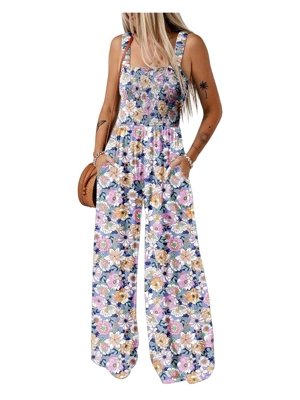 Dokotoo - Wide Leg Jumpsuit With Pockets